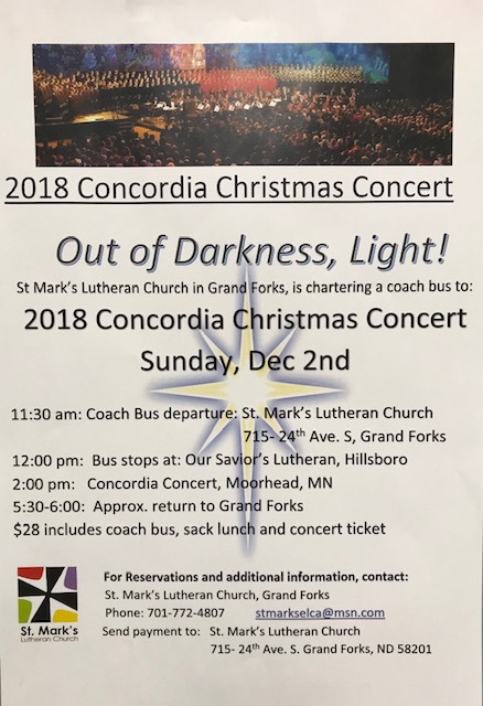 Concordia Concert 2018 poster