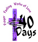 Lent schedule colored